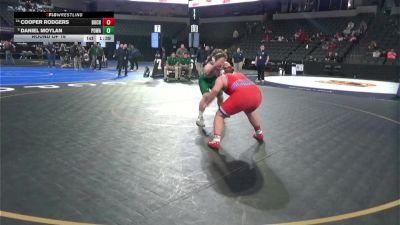 285 lbs Round Of 16 - Cooper Rodgers, Buchanan (CS) vs Daniel Moylan, Poway (SD)