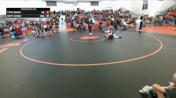 94-101 lbs Round 2 - Tyce Grant, Cody Middle School vs Hoyt Jones, Worland Middle School
