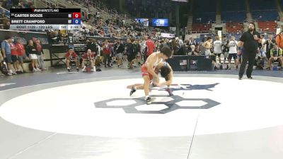 120 lbs Champ. Rd Of 64 - Carter Booze, Nebraska vs Brett Crawford, New York