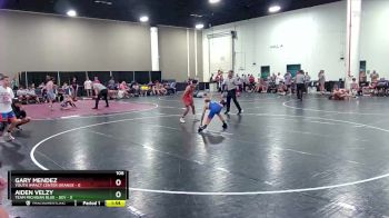 106 lbs Round 3 (6 Team) - Gary Mendez, Youth Impact Center Orange vs Aiden Velzy, Team Michigan Blue - DEV