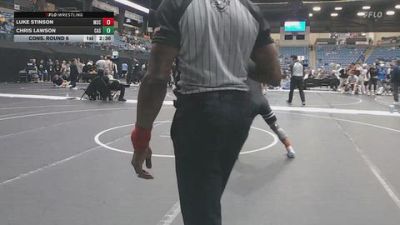 133 lbs Cons. Round 6 - Luke Stinson, Murray State vs Chris Lawson, Carl Albert State