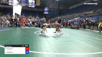 120 lbs Rnd Of 64 - Zachary Espalin, Arizona vs Ty Haskins, Indiana