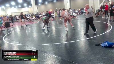 190 lbs Round 4 (6 Team) - Devin Mason, Ohio Titan Gold vs Kemuri Safford, Head Hunters Wrestling Club