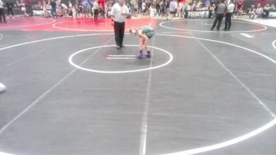 88 lbs Consolation - Peyton Sargent, 308 Wr Ac vs Iyla Arnesen, Bear Cave WC