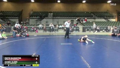 49 lbs Round 4 - Kanen Alger, DC Elite Wrestling vs Owyn Bannister, Moyer Elite Wrestling