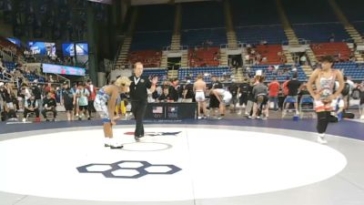 157 lbs Cons. Rd Of 64 - Antonio Reyes II, Illinois vs Noah Carvajal, Illinois