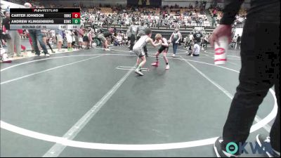 58-61 lbs Round Of 16 - Carter Johnson, Duncan Demon Wrestling vs Andrew Klingenberg, D3 Wrestling Cluib
