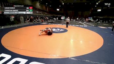 184 lbs Quarterfinal - Logan Noble, Colorado Mesa University vs Christian Smoot, Unattached