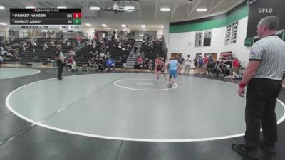 113 lbs 1st Place Match - Rowdy Angst, Victory vs Parker Hansen, Ozark High School