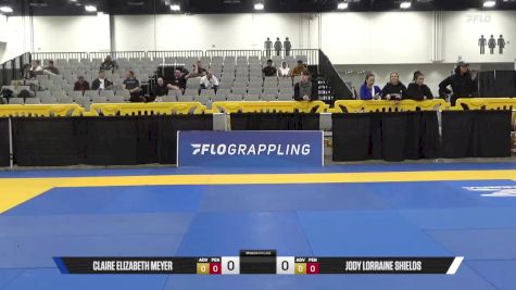 Jody Lorraine Shields vs Claire Elizabeth Meyer 2025 World IBJJF Jiu-Jitsu No-Gi Championship
