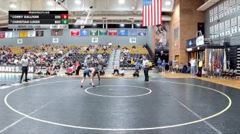 125 lbs 3rd Place Match - Corey Gallivan, Coker vs Christian Luker, Mount Olive