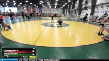 52 lbs Rd# 7- 10:45am Saturday Final Pool - John Petrovcik, Nebraska Elite vs Cruz Astorino, PA Blue