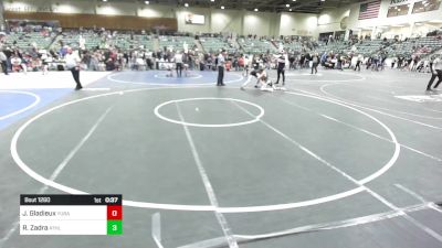 109 lbs Consi Of 4 - Jaxon Gladieux, Yuba Sutter Combat vs Reid Zadra, Athlos Wrestling