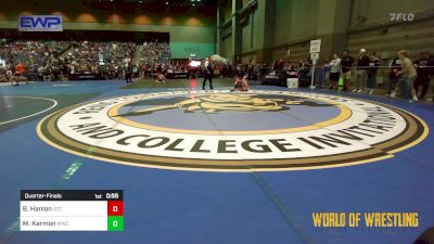 96 lbs Quarterfinal - Bronx Hanlon, Aniciete Training Club vs Mack Karmon, Miami Wrestling Club