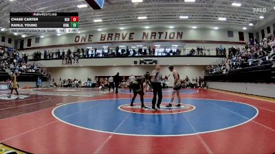 215 lbs 2nd Wrestleback (16 Team) - Chase Carter, Brantley County HS vs Kahlil Young, Dublin