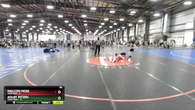 60 lbs Rd# 9- 2:15pm Saturday Final Pool - Kolby Pitzen, Team Ohio vs Malcom Moss, Team BAM