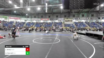 125 lbs Consi Of 16 #1 - Zaine Brito, Montezuma-Cortez Middle School vs Asher Navratil, N/a