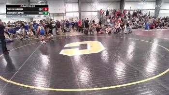 120 lbs Cons. Round 1 - Dillon Grimm, Central vs Bryson Lopez, Wheatland