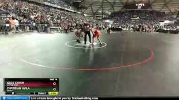 1 lbs Champ. Round 1 - Christian Avila, Quincy vs Gage Cayan, Castle Rock