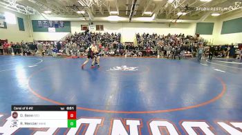 160 lbs Consi Of 8 #2 - Dan Benn, Bedford vs Ryan Mercier, Hollis Brookline