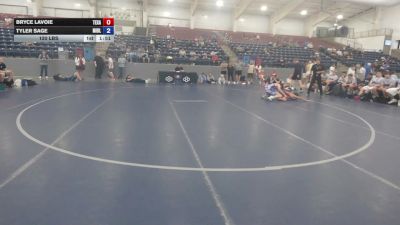 120 lbs Bryce Lavoie, Texas vs Tyler Sage, Michigan Blue