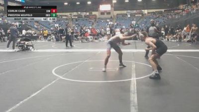 125 lbs Cons. Round 4 - Preston Neufeld, Doane University vs Corlin Cass, Cowley College