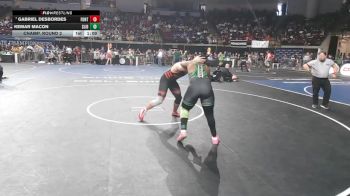 D 1 215 lbs Champ. Round 2 - Gabriel DesBordes, Fontainebleau vs Kemar Macon, Slidell