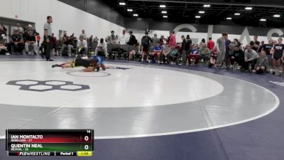 75 lbs Quarterfinals (8 Team) - Ian Montalto, Rebellion vs Quentin Neal, Revival