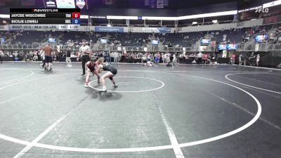 96.6-106 lbs 3rd Place - Jaycee Wiscombe, Trailhands vs Sicilie Lomeli, Shelton Wrestling Academy