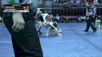 3A-138 lbs Champ. Round 2 - Mac Crosson, Indianola vs Aiden Winkie, Ankeny