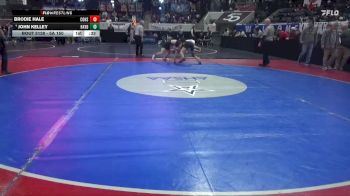 5A 150 lbs Cons. Semi - John Kelley, Hayden vs Brodie Hale, Corner