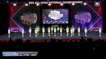 Louisiana Rebel All Stars - Heart [2026 L1 Mini - Small - A Day 2] 2026 NCA All-Star National Championship