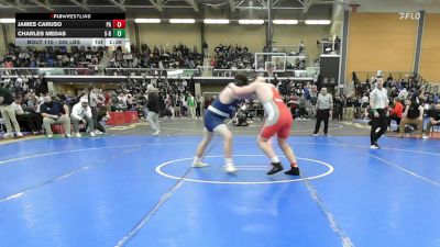 285 lbs Round Of 32 - James Caruso, Pinkerton Academy vs Charles Medas, Somerset Berkley
