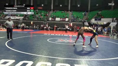 6-7A 132 1st Place Match - Bianca Hart, Buckhorn vs Francia Reza, Grissom HS