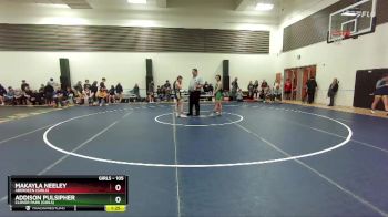 105 lbs Cons. Round 1 - Addison Pulsipher, Clover Park (Girls) vs Makayla Neeley, Aberdeen (Girls)