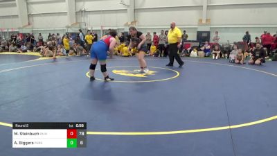 240 lbs Round 2 - Mylah Steinbuch, PA West vs Abby Biggers, Pursuit