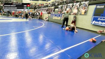 46 lbs Semifinal - Stetson Seeley, Cowboy Wrestling Club vs Zane Eichenauer, Cowboy Wrestling Club