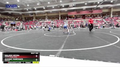 100 lbs 1st Place Match - Dominic Marchack, EIERMAN vs Walker Vieyra, Kansas Young Guns