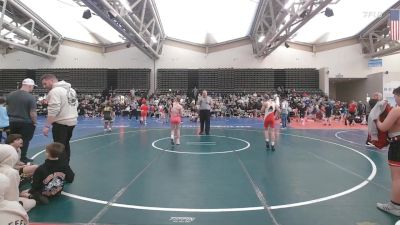 97 lbs Rr Rnd 2 - Anthony Azzarello, Smitty's Barn Black - ESC vs Kyndall Kloepping, Cunliffes Corner Tan - ESC