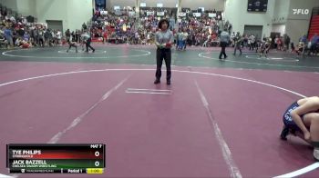 95 lbs Cons. Round 3 - Tye Philips, Stronghold vs Jack Bazzell, Chelsea Swarm Wrestling