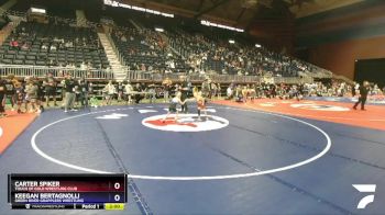 45 lbs Quarterfinal - Carter Spiker, Touch Of Gold Wrestling Club vs Keegan Bertagnolli, Green River Grapplers Wrestling
