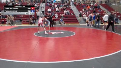 120 lbs Cons. Round 3 - Tre Hallford, Fighting Squirrels Wrestling Club vs Adam Ostoja, Fighting Squirrels Wrestling Club