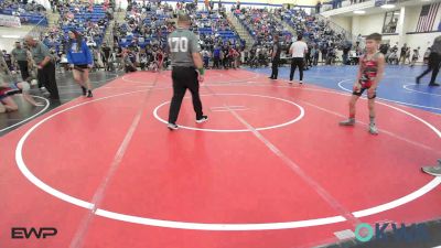 64 lbs Semifinal - Eli Remington, Skiatook Youth Wrestling vs Jack Goodnight, Coweta Tiger Wrestling