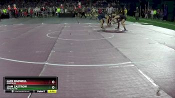 D4-150 lbs Cons. Round 1 - Jack Bagwell, Martin HS vs Liam Zastrow, Hemlock HS