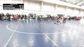 144 lbs Cons. Round 4 - Dylan Behling, Emery vs Braxton Clayson, American Leadership Academy