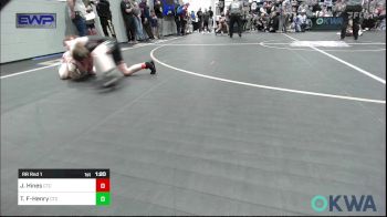 76 lbs Rr Rnd 1 - Jaxon Hines, Comanche Takedown Club vs Ted Fuggett-Henry, Comanche Takedown Club