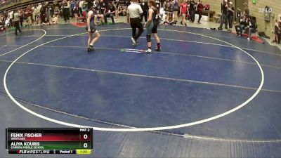 120 lbs Quarterfinal - Aliya Kouris, Carbon Middle School vs Fenix Fischer, WESTLAKE