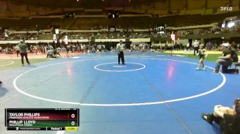 56 lbs Cons. Round 3 - Taylor Phillips, Poquoson Athletic Association vs Phillip Lloyd, Midlothian Miners