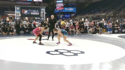 155 lbs Cons. Rd Of 32 - Lorelei Weaver, Missouri vs Giulianna Pekelder, California