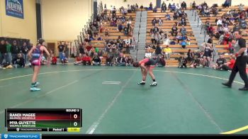 90 lbs Round 3 - Mya Guyette, Waupaca Wrestling vs Randi Magee, Baldwin-Woodville